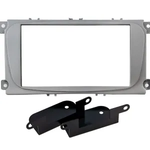 AURA AFA-FD13 Рамка 2 DIN для Ford Focus 2, Mondeo (2007+), Galaxy (2006+) серебро (RFO N15S)