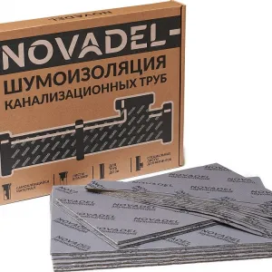 NOVADEL PIPE Шумоизоляция канализационных труб