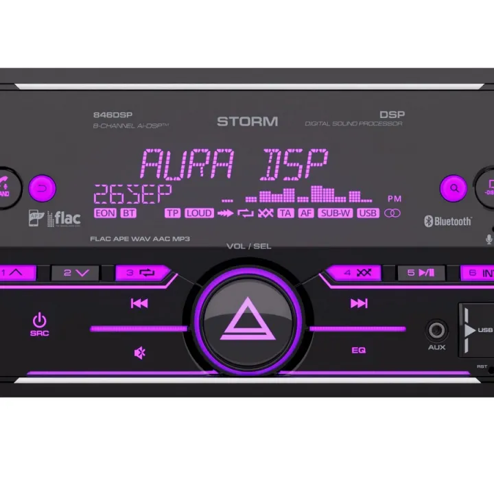 AurA STORM-846DSP  2-DIN DSP-ресивер в Самаре