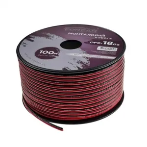 FORCAR OFC-18ga 2*0.75 медь Акустический кабель Red+Black